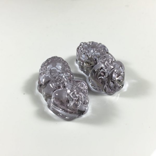 Mặt dây chuyền Tỳ hưu pha lê tím (6938) Mặt dây chuyền Tỳ hưu pha lê tím (6938)